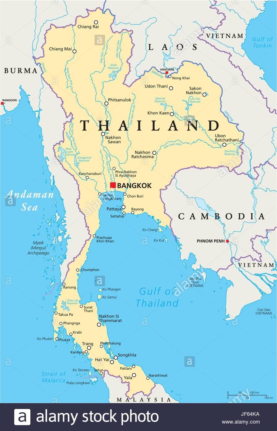 bangkok á heiminum kort