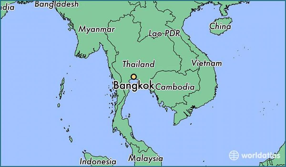 kort af bangkok landi