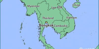 Kort af bangkok landi