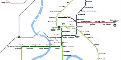 Bangkok býður - kort